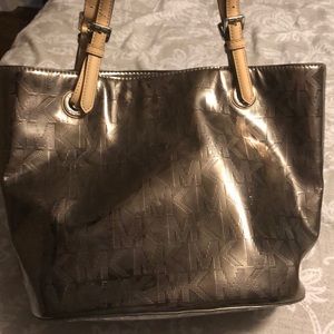 Silver MK purse